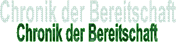 Chronik der Bereitschaft