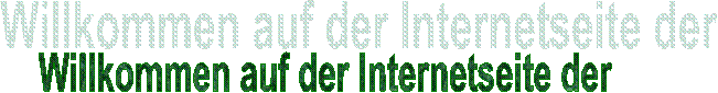Willkommen auf der Internetseite der